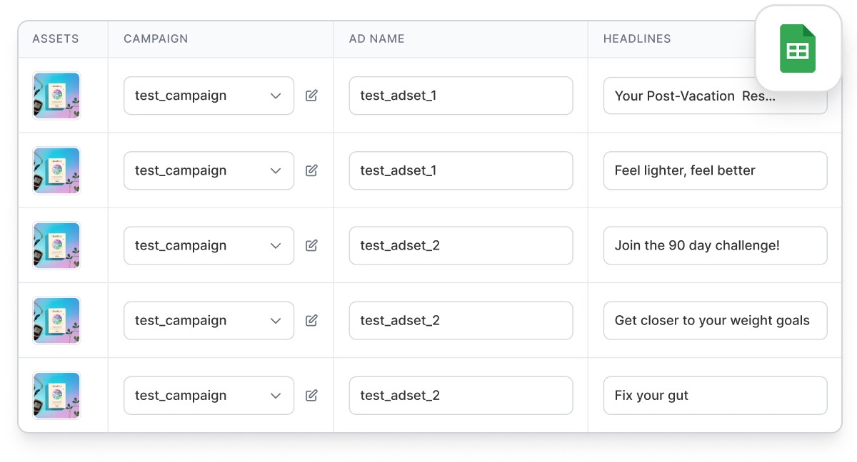 Sheets Launcher